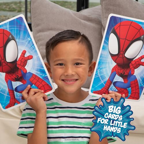 Giant Matching Card Game Spider-Man, Memory Game, Jumbo Playing Cards, 3+ | Marvel Toys, Giant Card Games, Family Game Night, Travel Games, Playing Cards, Screen-Free, Travel Game, Holiday Game