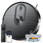 Robot Vacuum and Mop, 6500Pa Suction, 2 in 1 Robotic Vacuum with Gyro Inertial Navigation, 200 Min Runtime, App/Remote/Voice Control, Ideal for Pet Hair, Hard Floor, Carpet