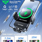 Wireless Car Charger, 15W Fast Charging Auto Clamping Phone Holders for Your Car Phone Mount fit for iPhone 17 16 15 14 13 12 Pro Max 11 XR XS, for Samsung Galaxy S25 Ultra S24 S23, Black