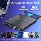External CD/DVD Drive for Laptop, DVD Player for Laptop, 8 in 1 USB 3.0 Ultra-Slim Portable, CD Burner External Disk Drive Optical Compatible with Desktop Mac,Windows 11/10/8/7 Linux