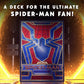 theory11 Spiderman Playing Cards – Blue Red Gold Web-Suit Poker Deck with Custom Movie Artwork, Magic, Cardistry, Game Night Gift for Marvel Fans, Card Collectors, Magicians, Players & Adults