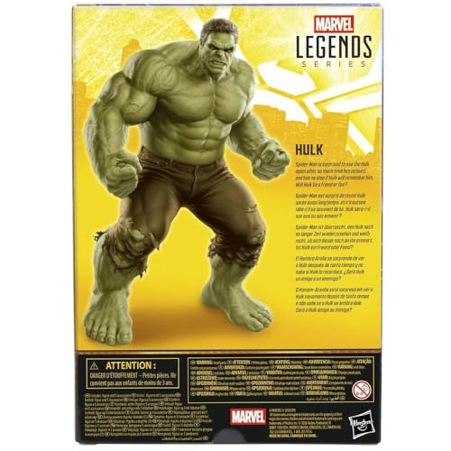 Marvel Legends Series Hulk, Spider-Man: Brand New Day Collectible 6-Inch Action Figure Set | Marvel Legends Spider-Man Brand New Day 7 Inch Action Figure Deluxe - Hulk