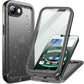 Cozycase TOP Military Protective IP68 Waterproof Case for iPhone 16e/iPhone 17e Heavy Duty 360 Shockproof Full Body with Screen Camera Protector Double Dustproof Hard Tough Front Back Cover Black