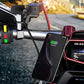 Motorcycle USB Charger SAE to USB Adapter Type C and Quick Charge USB 3.0 with Voltmeter, ON/Off Switch and 3.6FT SAE Extension Cable Waterproof 3 Install Options for GPS Smartphone Camera