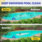Acquaer 1/4 HP Automatic Swimming Pool Cover Pump, 2250 GPH Submersible Sump Pump with 3/4” Check Valve Adapter & 25ft Power Cord, Water Removal for Pool, Hot Tubs, Rooftops, Water Beds and more
