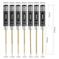 Professional RC Titanium Plated Ti Coated Hex Screwdriver Set - 7PCS Precision Hexagon Allen Kit (0.9-3.0mm) for RC Car, Drone, Helicopter, Durable RC Tool Kit