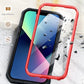 SOiOS for iPhone 13/14/15 Phone Case: for iPhone 16e Protective Cover with Built-in Kickstand | Heavy Duty Military Grade Hard Protection Shock Proof | Durable Dual-Layer Design Red