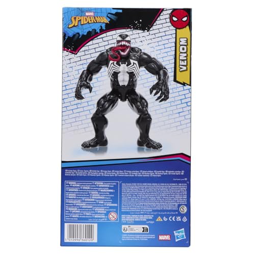 Marvel Spider-Man Titan Series Venom Deluxe Action Figure, 12-Inch-Scale (30 cm) Super Hero Toys for Kids Ages 4+