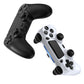 Wuthur 2 Pack Wireless Controller Compatible with PS4/Pro/Slim (Black & White)