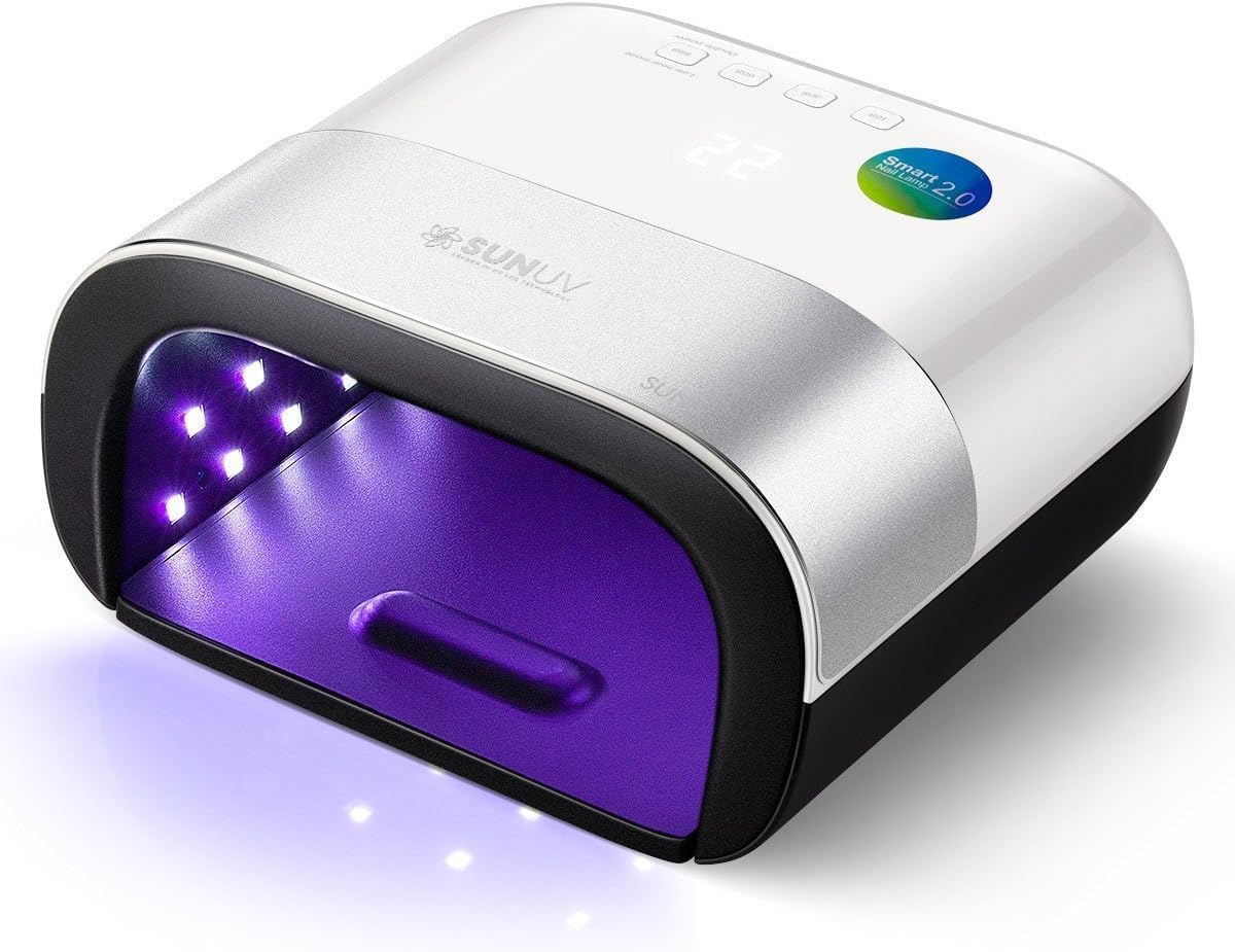 SUNUV SUN3 Professional UV Light for Gel Nails, LED Nail Lamp for Gel ...