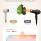 Ionic Hair Dryer with Diffuser, 160,000 RPM High-Speed Blow Dryer, Lightweight Professional Fast Drying