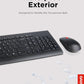 Lenovo 510 Wireless Keyboard & Mouse Combo, 2.4 GHz Nano USB Receiver, Full Size, Island Key Design, Left or Right Hand, 1200 DPI Optical Mouse, GX30N81775, Black