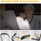 Neck Reading Light Book Lovers Gifts, Rechargeable 2000mAh 10-80Hrs Eye-friendly Wide Lamp Book Light, Birthday Valentines Day Gifts for Him Men Women Readers, Camping Knitting Crochet Accessories