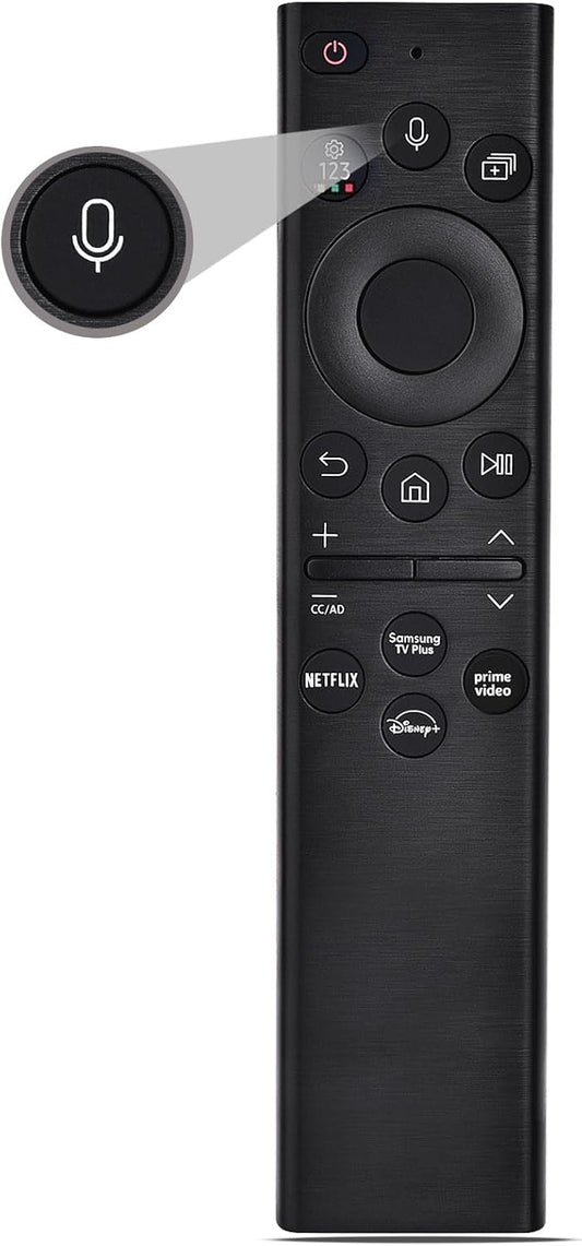 Voice Remote for Samsung Smart TV,Replacement Control for Frame TV,for All 2019 to 2025 Samsung Crystal/UHD/QLED/NEO QLED/ 4K 8K Smart TVs,No Solarcell,BN59-01385A