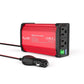 ALLWEI 300W Power Inverter 12V DC to 110V AC Car Inverter with 27W PD USB-C &18W USB-A Fast Charging, Car Charger Cigarette Lighter Adapter for Phone, Laptop and Small Devices on Road Trip-Red