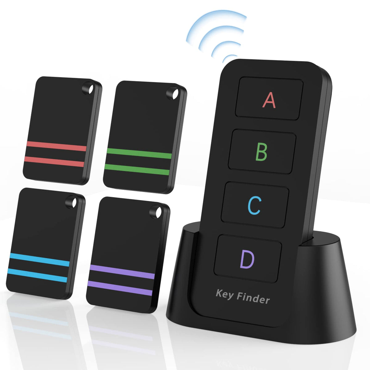 Remote Control Finder, Pack of 4 Find My Keys Device | Stick on Remote ...