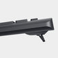 Dell Wireless Keyboard and Mouse - KM3322W, Wireless - 2.4GHz, Optical LED Sensor, Mechanical Scroll, Anti-Fade Plunger Keys, 6 Multimedia Keys, Tilt Leg - Black