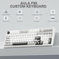AULA F99 Wireless Mechanical Keyboard,Tri-Mode BT5.0/2.4GHz/USB-C Hot Swappable Custom Keyboard,Pre-lubed Linear Switches,RGB Backlit Computer Gaming Keyboards for PC/Tablet/PS/Xbox