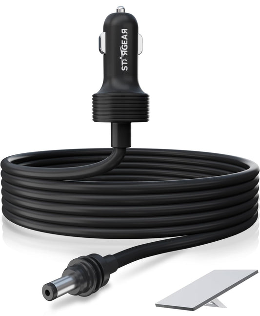 Starlink Mini Cable 12V Power Cable 3M/10FT, Starlink Mini Accessories 16AWG Cigarette Lighter to DC Cord, 12V-48V Car Charger Car Adapter (3M)