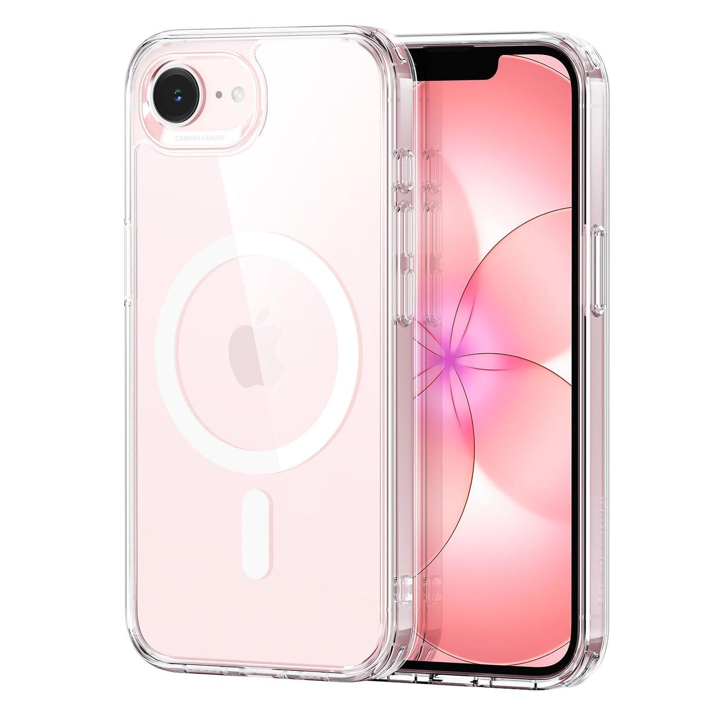 ESR for iPhone 17e/iPhone 16e Case, Compatible with MagSafe, Shockproof Military-Grade Protection, Scratch-Resistant Back, Magnetic Phone Case for iPhone 17e/iPhone 16e, Classic Hybrid Case, Clear