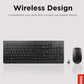 Lenovo 510 Wireless Keyboard & Mouse Combo, 2.4 GHz Nano USB Receiver, Full Size, Island Key Design, Left or Right Hand, 1200 DPI Optical Mouse, GX30N81775, Black