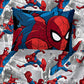 Marvel Spiderman Twin Comforter Set 4 Piece Kids Bedding for Boys, Multi | Bed in a Bag, Comforter Sheets Pillowcase, Official Product, Soft Microfiber, Machine Washable, Easy Care, Boys Gift