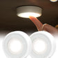 EZVALO LED Puck Lights, Rechargeable Battery Touch Light, 2.5'' Mini Tap Lights, Wireless Closet Light, Under Cabinet Lighting, 3 Color Temps, Sitck On Lights for Kitchen,Closet,Pantry,Shelves(2 Pack)