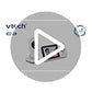 VTech VM819 Baby Monitor with Camera and Audio, 2.8” Screen Portable Baby Camera, Night Vision, 2-Way Audio, Temperature Sensor and Lullabies, Secure Transmission No WiFi, Ideal for Baby/Elderly/Pet