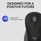 Logitech Signature M550 L Full Size Wireless Mouse - for Large Sized Hands, 2-Year Battery, Silent Clicks, Bluetooth, Multi-Device Compatibility - Black