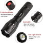 LED Emergency Handheld Flashlight, 4 Pack, Adjustable Focus, Water Resistant with 5 Modes, Best Tactical Torch for Hurricane, Camping, Dog Walking
