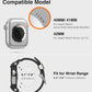 ULTIMAL Rugged Case with Band for Apple Watch Band Series 42mm 11/10, Military Grade Shockproof Bumper Cover, Full Protective Shockproof for iWatch Case with Band Men Women (Black)