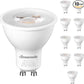 DEWENWILS 10-Pack GU10 LED Bulb Dimmable, 3000K Warm White GU10 Bulb Replacement for Track Lighting, 500LM, 7W(50W Equivalent) LED Light Bulb for Kitchen, Range Hood, Living Room, Bedroom