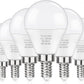 MAXvolador E12 LED 60W Equivalent Daylight White 5000K Ceiling Fan Bulbs, 600LM CRI 85+ Small Base Candelabra Bulbs, 6W Non-Dimmable, Pack of 6