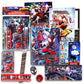 Spiderman School Supplies for Boys Bundle w Notebook, Folder, Pencils, More | 11Pc Spider Man Back to School Essentials, Elementary Classroom Must Haves for Stationery, Organization Plus Stickers, More