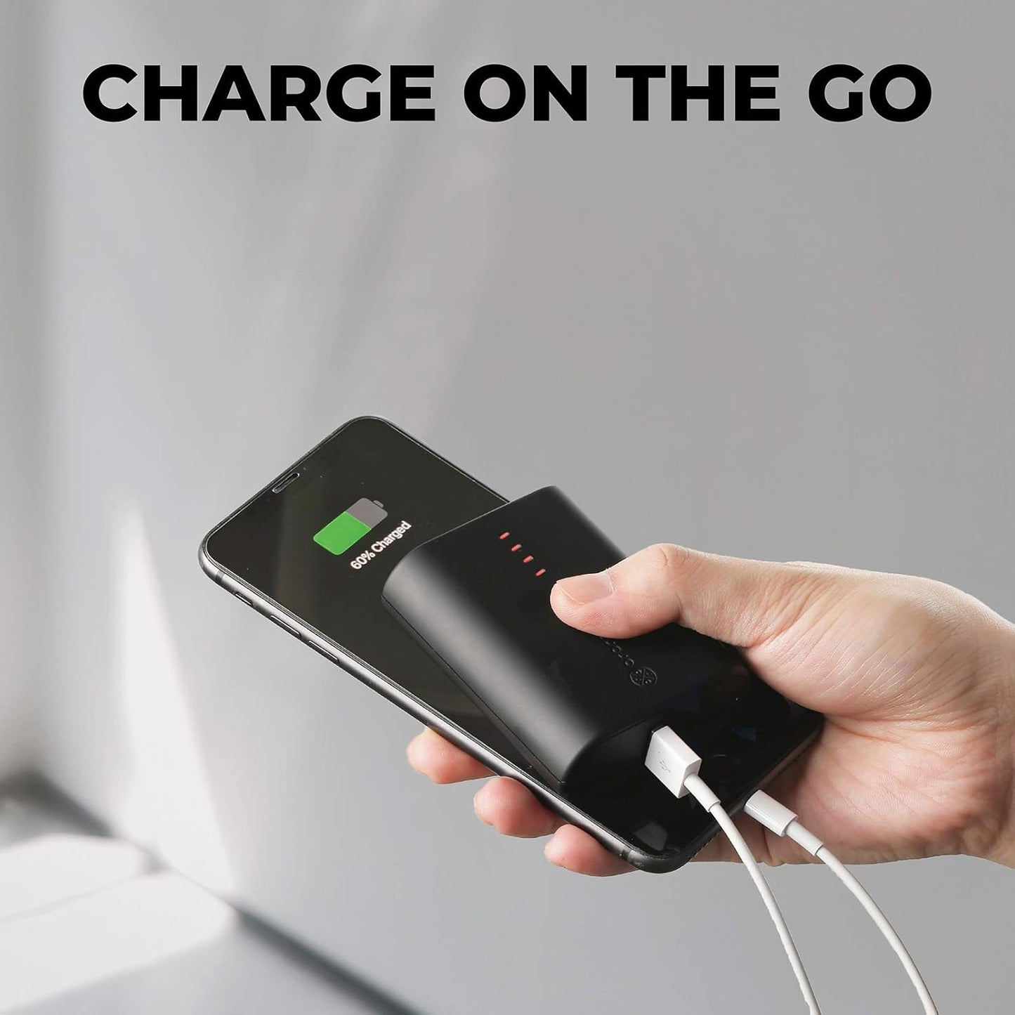 ORORO Ultra-Compact Rechargeable Battery for Heated Vests, Heated Jackets, Heated Hoodies and Heated Cushion