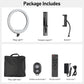 Hagibis 21 inch Ring Light with Stand Outer 55W 5600k Dimmable LED Light, Tripod Stand,and Phone Holder，Remote Controller,Carrying Bag ，CRI 97+ 2540lux, for Streaming Home Office Zoom Call Lighting