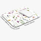 Square Mouse Pad Beautiful Flowers Plants, Personalized Premium-Textured Custom Mouse Mat Design, Washable Mousepad Cloth, Non-Slip Rubber Base Computer Mouse Pads for Wireless Mouse