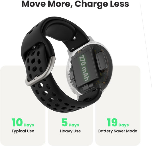 Amazfit Active 2 Sport Smart Watch Fitness Tracker for Android and iPhone, 44mm, 10 Day Battery, Water Resistant, GPS Maps, Sleep Monitor, 160+ Workout Modes, 400 Face Styles, Silicone Strap, Free App