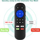 Pack of 2 IR Remote Only for Roku Built-in TV Remote,for Hisense/TCL/Onn/Element/Sharp/Haier/Hitachi/LG/Sanyo/JVC/Magnavox/RCA/Philips/Westinghouse Roku Series Smart TV, Not for Others Roku or TV