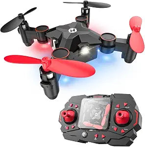 Holy Stone HS190 Foldable Mini Nano RC Drone for Kids Gift Portable Pocket Quadcopter with Altitude Hold 3D Flips and Headless Mode Easy to Fly for Beginners
