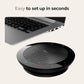 Jabra Speak 510 (2025 Edition) Portable, USB or Wireless Bluetooth Speaker for Meetings and Calls with Crystal-Clear Sound, Works with All Meeting Platforms - Microsoft Teams, Google Meet, Zoom, Black