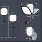 Zoom Lighting for Computer, Adjustable Desk Lighting for Video Calls, 30 Light Modes Video Conference Light, Desk Ring Light with Stand for Webcam, Meetings, Live Stream, Home Office. CRI 97.8