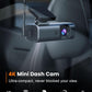4K Dash Cam Front, Built-in 5G WiFi, 64GB Card Included, Dash Camera for Cars, Mini Dashcam with Super Night Vision, Loop Recording, G-Sensor, 24 Hours Parking Monitor, Support 256GB Max