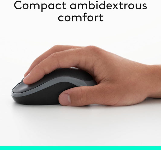 Logitech MK270 Wireless Keyboard and Mouse Combo for Windows, 2.4 GHz, 8 Multimedia Keys, PC, Laptop, Wireless Keyboard Compact Mouse Combo - Black Visit the Logitech Store