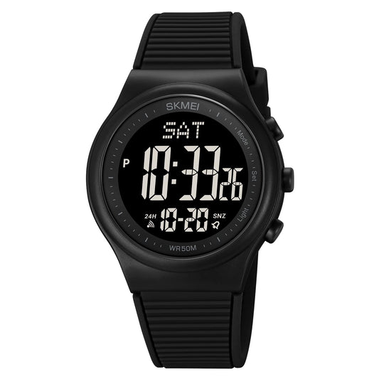 CakCity Digital Watch for Women Waterproof Stopwatch Sports Watches for Mens and Womens Unisex Outdoor Rubber Strap Multifunction Wristwatch with Luminous Display