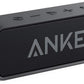 Anker Soundcore Upgraded Bluetooth Speaker with IPX5 Waterproof, Stereo Sound, 24H Playtime, Portable Wireless Speaker for iPhone, Samsung and More (Black)