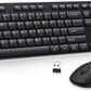 Wireless Keyboard and Mouse Combo, EDJO Silent Full Size Cordless USB Keyboard Mouse, 2.4GHz Lag-Free, Long Battery Life, for Computer, Laptop, PC, Chromebook, Windows (Black, 1 Pack)