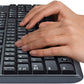 Logitech MK200 Media Combo Wired Keyboard and Mouse, Full-Size Keyboard with Easy-Access Media Controls, High-Definition Optical Mouse, Plug and Play USB Connection – Black