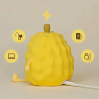 Durian Good Luck Silicone Touch Sensor Lamp | Durian Light Lamp, Silicone Nursery Light for Baby and Toddler, Durable Silicone Kids Night Lights for Bedroom, Cute Squishy Lamp for return gifts, birthday gifts, valentines gifts etc.