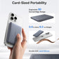 Baseus Picogo Magsafe Portable Charger, Qi2 15W 0.5" Ultra Slim 10000mAh Wireless Power Bank, 27W Fast Charging Magnetic Battery Pack with USB-C for iPhone 17 Pro Max/17 Pro/Air/16/15/14/13/12